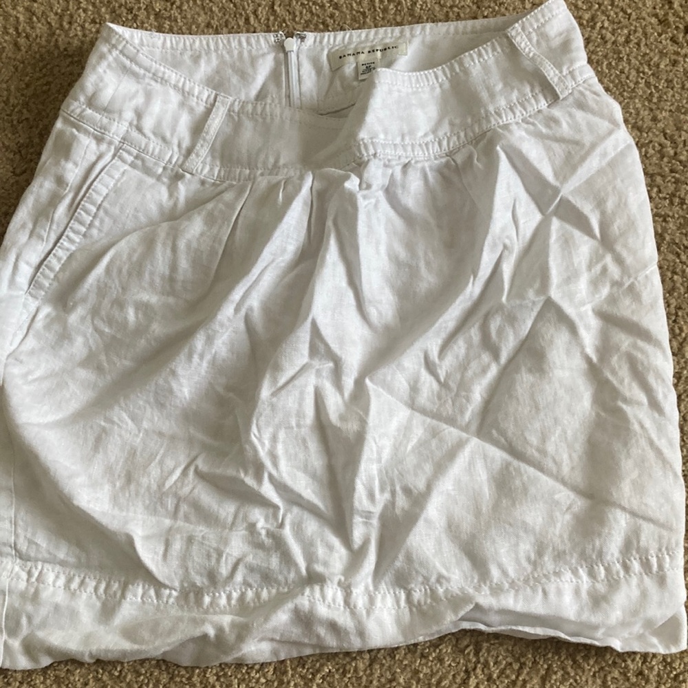 White skirt